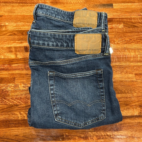 American Eagle Outfitters Other - American Eagle Outfitters Mens 36x32 Athletic Fit Flex Jeans Dark Wash